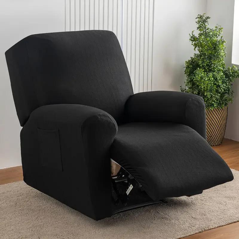 4pcs/set Recliner Sofa Covers for Living Room Jacquard Stretch Armchair Cover 1seater Relax Couch Slipcover Bedroom Home Decor