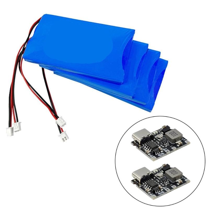 3.7V 18650 Lithiums Batteries Charging Module Boost Module with Adjustable 5V 9V Output 2A Current Steps Up Module