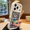 Phone Case: 2D Flat Design Suitable for iPhone 18 17 16 15 14 13 Pro Step Protection Case, Laser Little Ghost, Christmas and Halloween Gift