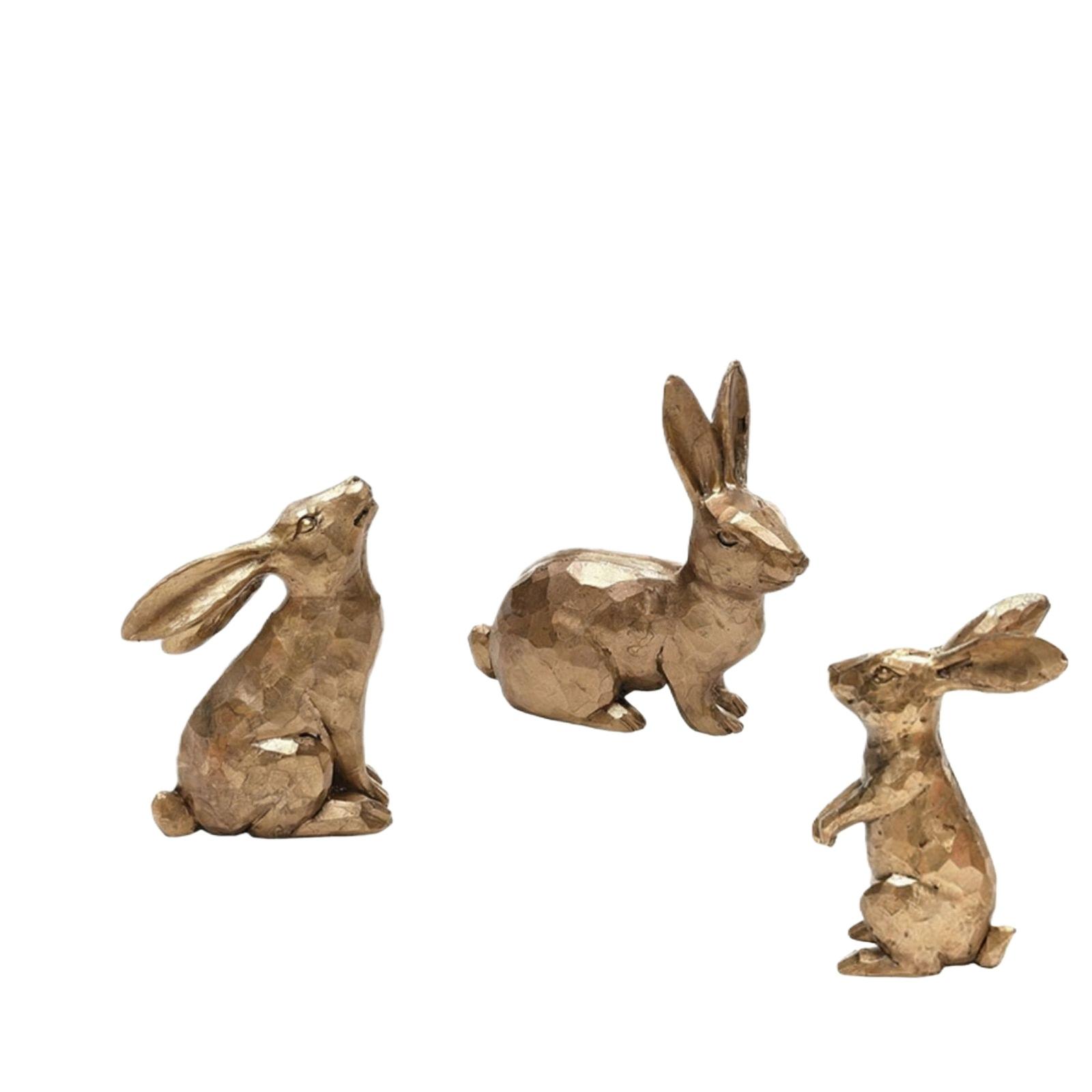 Tabletop Bookshelf Art Home Statues Decoration For Easter Rabbits Weddings Crafts Ornaments