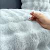 Warm Pink Plush Sofa Towel Soft Rabbit Winter Thickened Sofa Cover Cloth Non-slip Universal Pillowcover Home Protective Mat