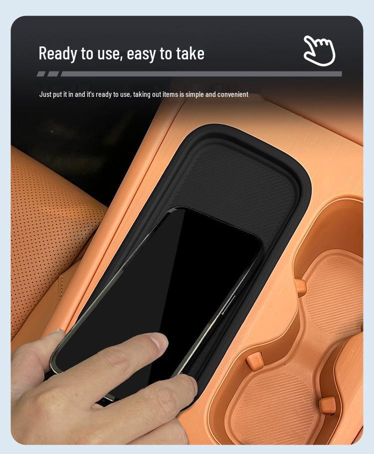 Leaper C10 Wireless Charging Anti-Slip Silicone Pad for Car Interior Protection & Decoration
