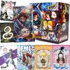 Anime  Collection Cards Kamado Nezuko Agatsuma Zenitsu Qversion Cartoon Cute Healing Character Cards Birthday Gifts