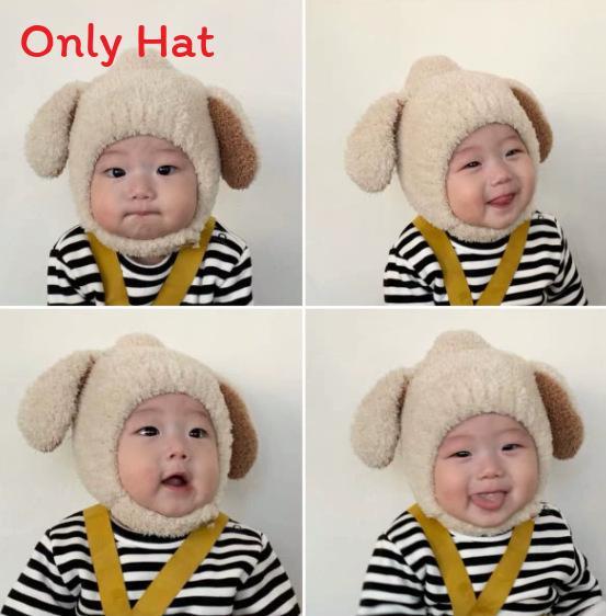 Toddler Baby Wool Beanie With Adjustable Design For Fall Winter Cozy Warmth