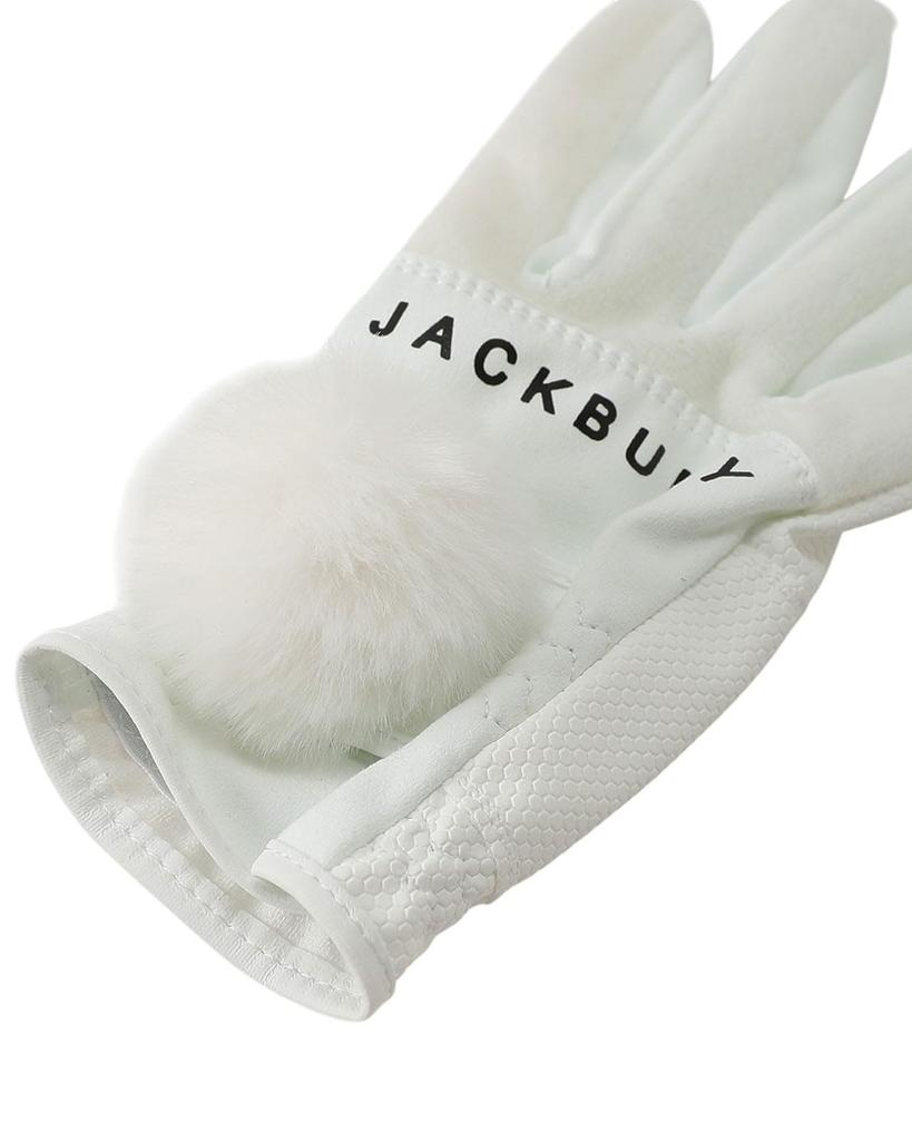 Jack Bunny Women's Golf Gloves (Hand-Handed, Fur Material) - Size 262-5985130 030_White, Size S (19-20cm)