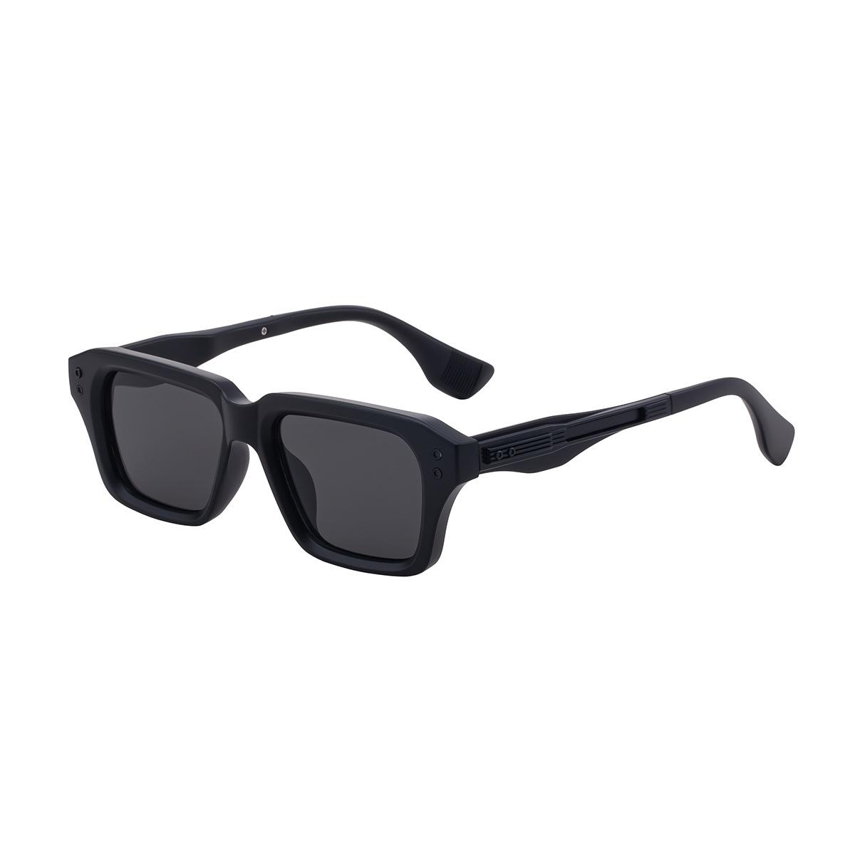 Men Square Frame Fashion Sunglasses Trendy Uv Protection Driving Sun Glasses