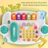 16 In 1 Educational Music Toy Rabbit Baby Piano Toys Cute Rotating Music Piano Keyboard  Toddlers