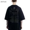 Streetwear Men Clothing FUNERAL TOUR Print Graphic Tshirt Harajuku Oversized Top Cotton Hip Hop Korean Short Sleeve Tee Goth Y2k