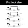 90 Degrees Folding Door Pull Stainless Steel Rustproof Cabinet Pull Handle Equipment Exterior Handle Hardware Accessory