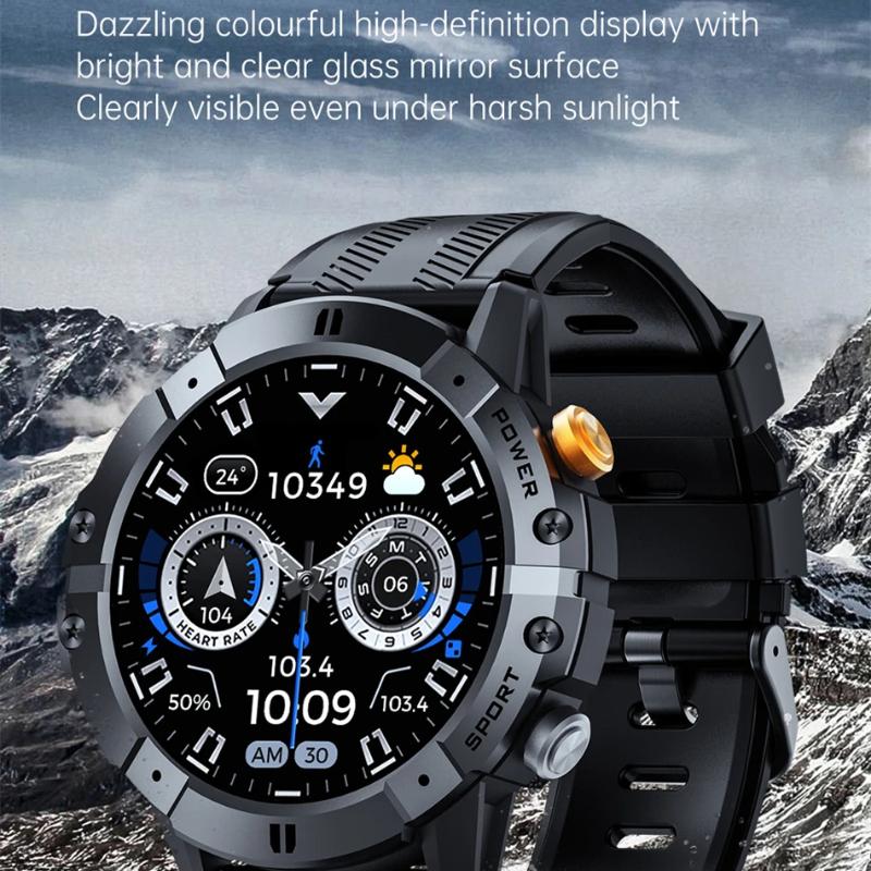 2025 New Outdoor Man's Smart Watch Bluetooth Call Smartwatch Fitness Tracker Clock IP68 Waterproof Watches Woman for IOS Android