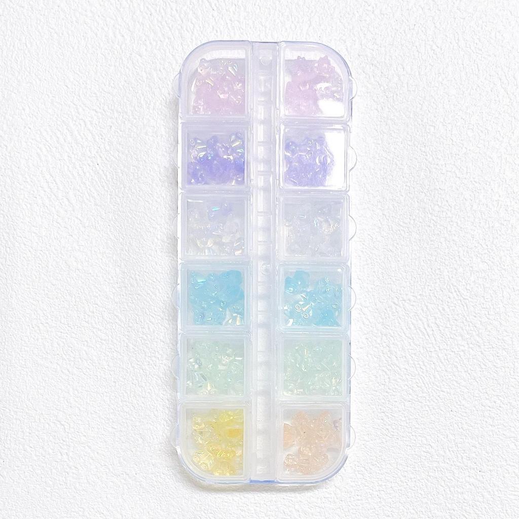 Colorful Mini Teddy Bear Nail Art & DIY Accessories