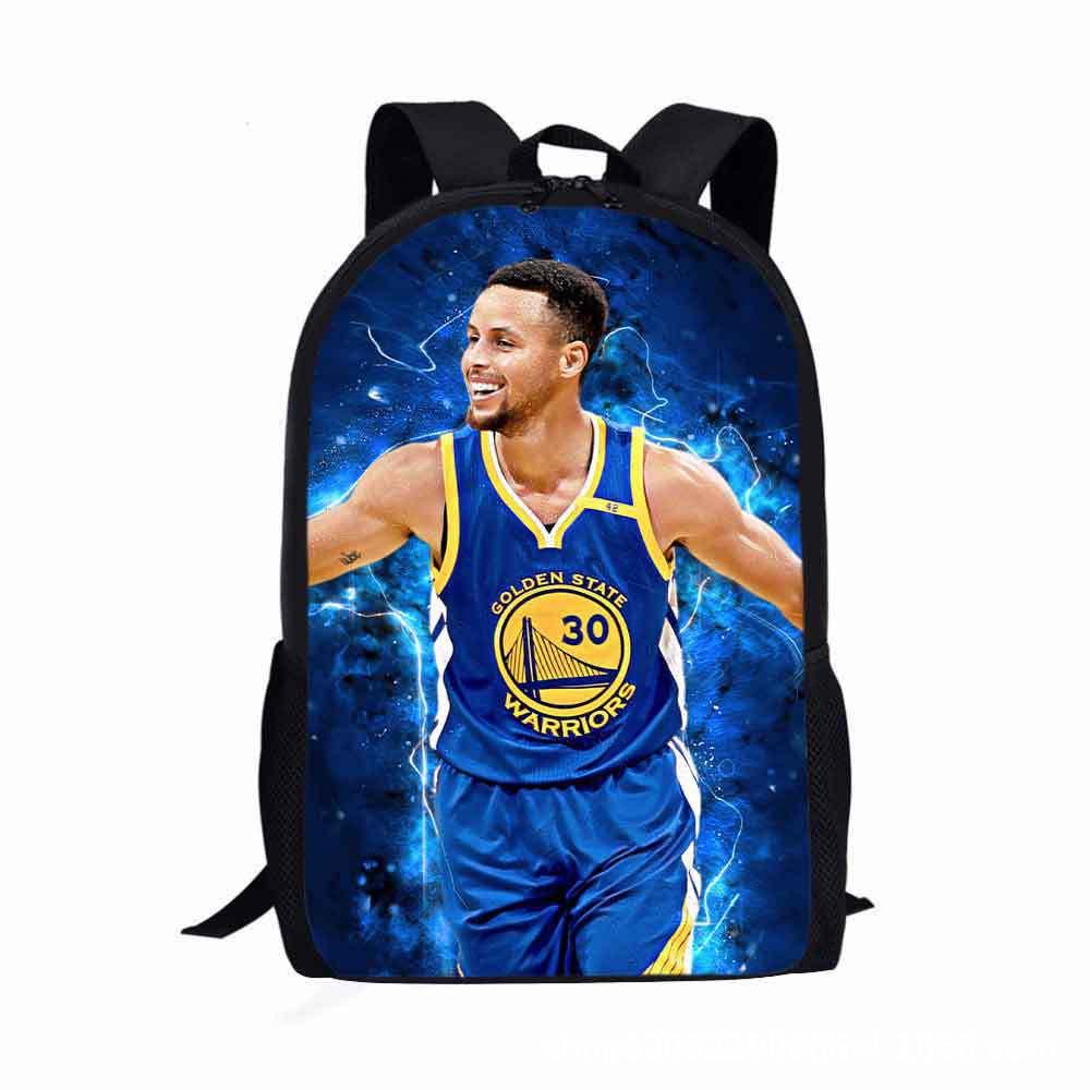 Stylish Kobe Curry James Basketball Star Backpack For Kids And Teens