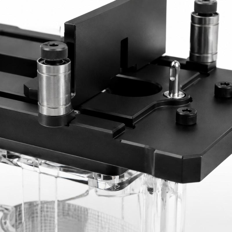 Guide Roller Slotting Attachment with Clear Base and Metal Body for Grooving Work, Guided Contact, Workshop Use, and Trim Work Support