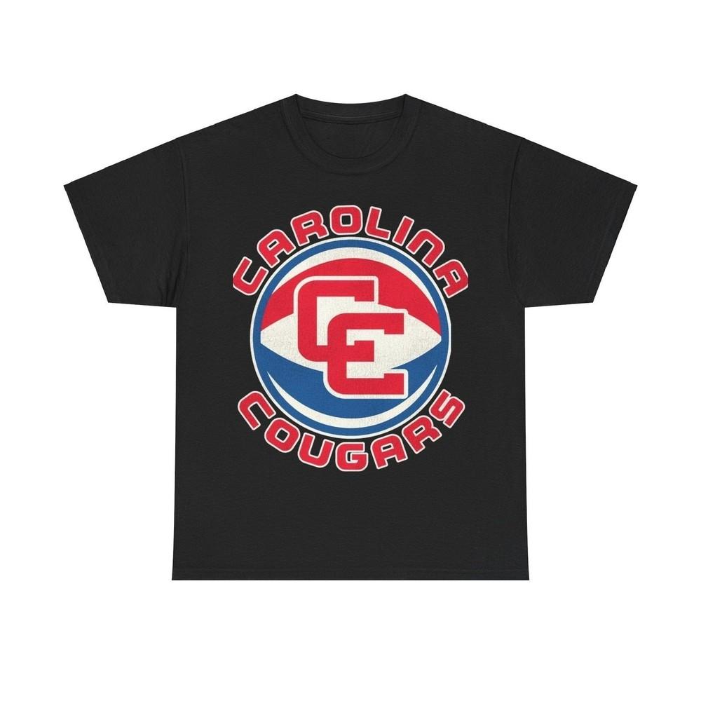 

Carolina Cougars CC Logo Basketball Nostalgic Retro T-shirt L