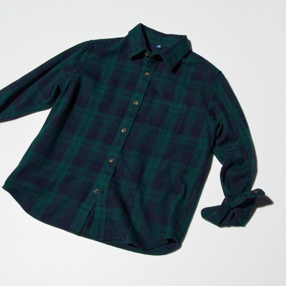 Uniqlo Kids Flannel CHeck SHirt  Long Sleeve  H