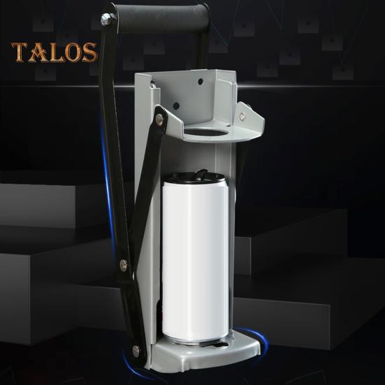 16OZ 500ML Grande 2 in 1 Apribottiglie per frantoio per lattine Strumento di riciclaggio montato a parete per una facile pressatura e rimozione del coperchio