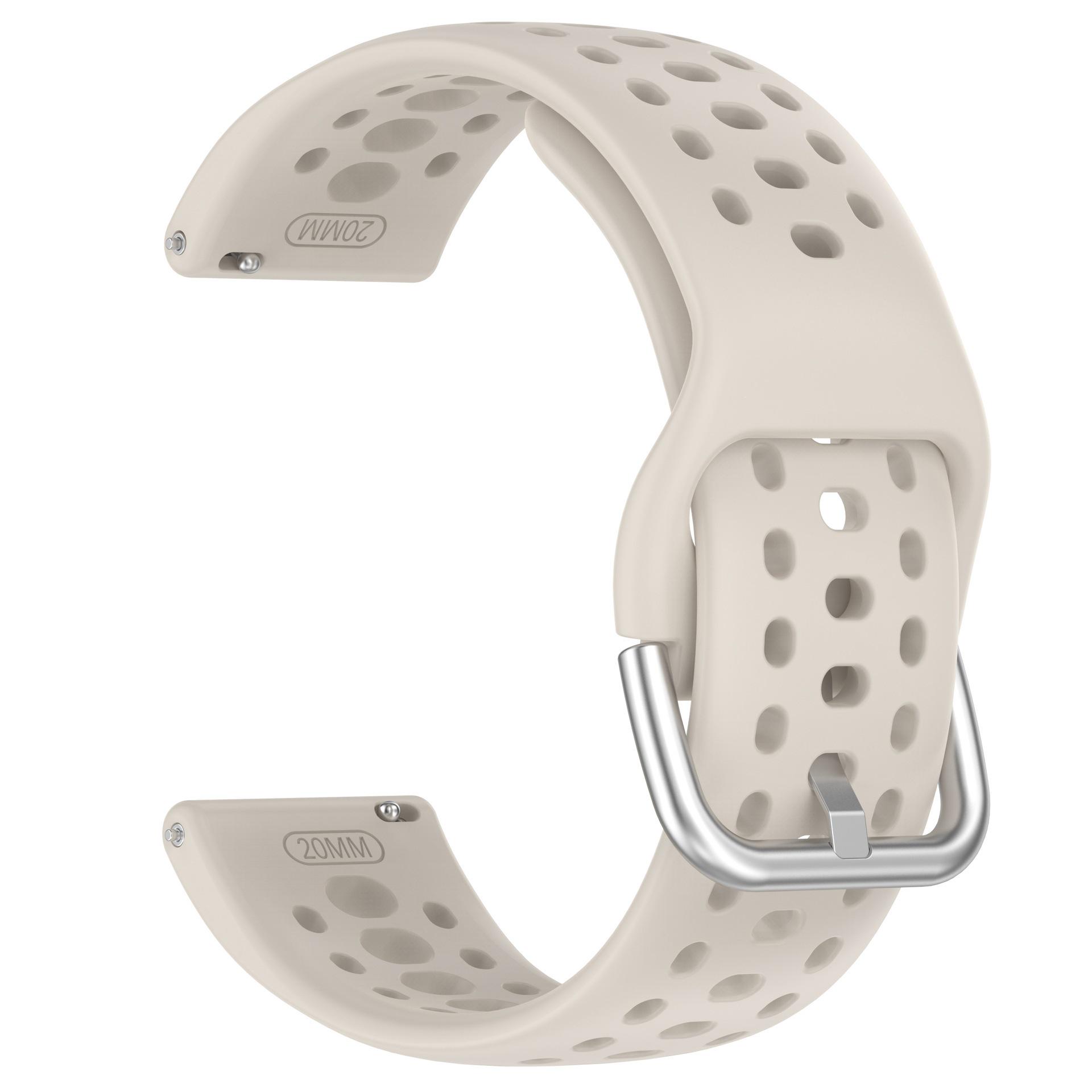Compatible Silicone Strap for Huami/Amazfit Active 2/2S - Breathable Replacement Wristband 20mm Silicone Strap for Huami Active 2