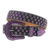 Punk European and American Diamond Inlaid Belt High-end Pin Buckle Full Diamond Sequin Hip-hop Decoration Nightclub Belt Women