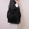 Einfarbige Nylon-Tasche mit großem Fassungsvermögen Damen Schulter-Umhängetasche Muttertasche