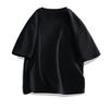 Unisex Trendy Cotton Short Sleeve T-Shirt - Simple Print, Five-Point Sleeve, Summer Style