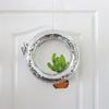Sparkling Discos Wreath Rings Decors Reflective Hanging Ornament Mirrored Round Wreath Pendants Festivals Party Decors