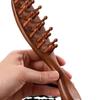 Scalp Relax Head Massage Comb Sandalwood Scalp Meridian Massager Sandalwood Hair Comb  Straight