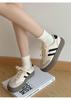 Women's Trendy White Retro Cortez Casual Shoes - Spring/Summer Thick Sole, Height Increasing Sports Board Shoes.