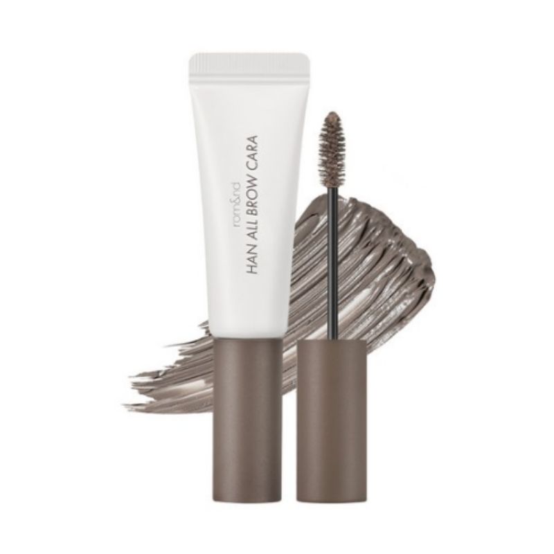 rom&nd Han All Brow Cara 9g Long-Lasting Eyebrow Mascara for Natural Brow Styling & Color Fixing