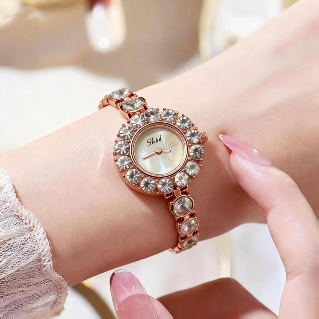Wokai Exquisite Mermaid Chain Luxury Diamond Women's Wristwatch