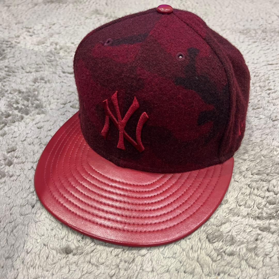 Used New Era New York Yankees Leather Cap