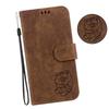 Brown Cute Cartoon Little Tiger Pattern Wallet PU Leather Case with For iPhone Samsung Umidigi Infinix  TECNO...Suitable for Over 900 Phone Models