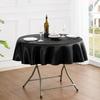 150/180/200cm Round Satin Tablecloth Bright Silk Tablecloth For Baby Shower Wedding Birthday Party Banquet Christmas Table Decor