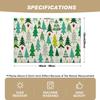 4/6pcs, Christmas Themed Colorful Christmas Tree And Snowflake Pattern Placemats, Suitable for Holiday Table Settings, Family Gatherings And Party Dec