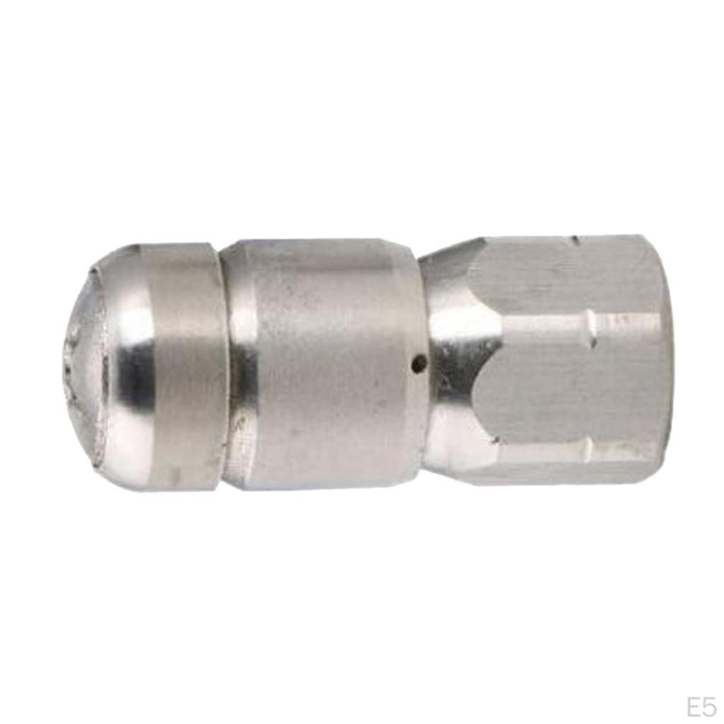 1/4''M 1/8''M Sewer Cleaning Jetting Nozzle Rotating Drain Jetter 3 Jet