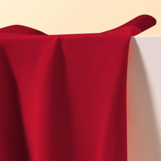 Men Boxer Underwear Mid-rise Elastic Waist Modal Fabric U-Convex Shorts Briefs Solid Color Red Luck Slim Fit Panties