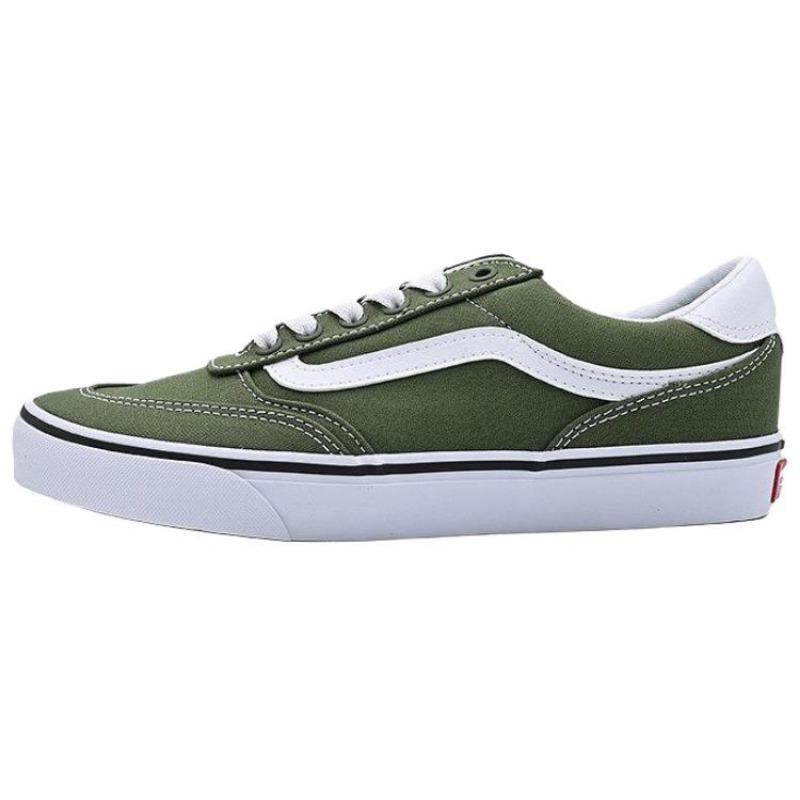 Vans Brooklyn LS Low Top Men Skate Shoes Green VN000D7QEN6 40