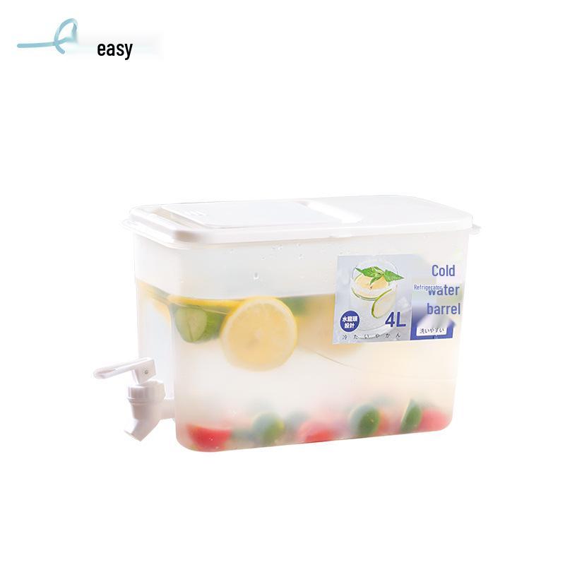 Summer Floral Teapot with Spout - Large Capacity Plastic Cold Beverage Jug