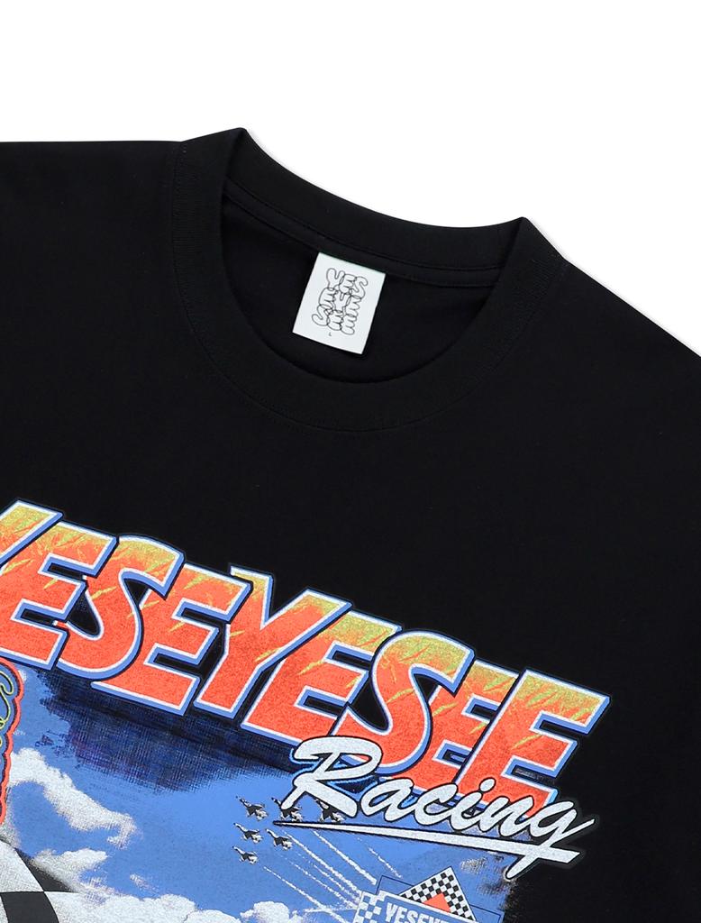 YESEYESEE Racing Tee Black