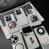 Magnetic Clear Phone Case for TECNO CAMON 20 4G,20 Pro 4G Card Insert DIY Photo Holder Soft TPU Cover