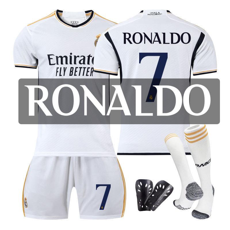 Real Madrid 23/24 Home Shirt Voetbaltenue Heren Ronaldo Kroos Trainingswedstrijdshirt