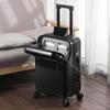 OEING 22-inch Upgraded Front-Opening Multi-functional Travel Suitcase