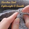 11 Sizes Stainless Steel Circular Knitting Needles Set 80CM Knitting Needles Double Pointed Weaving Needles for DIY Sweaters Hat