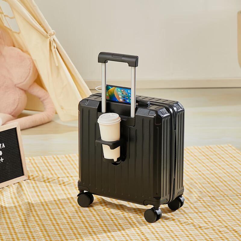 Palm Talk Bear 18-inch Carry-on Luggage with Cup Holder