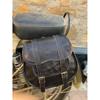 Δερμάτινο Saddlebags Θήκη μοτοσικλέτας Μαύρη Three Bags Panniers Saddle Bags For Sportscasters σετ με τρεις τσάντες