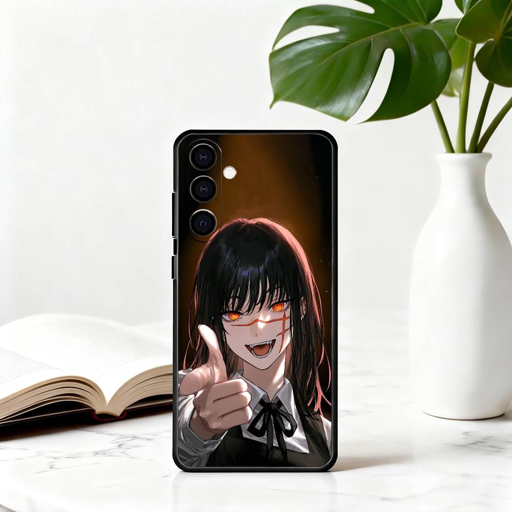 

C-Ланцюгова пила M-Мітака A-Аса Людина Чохол для телефону Для Samsung Galaxy A73,A72,A71,A70,A53,A52,A51,М який силіконовий Чорний чохол Samsung a53 5g