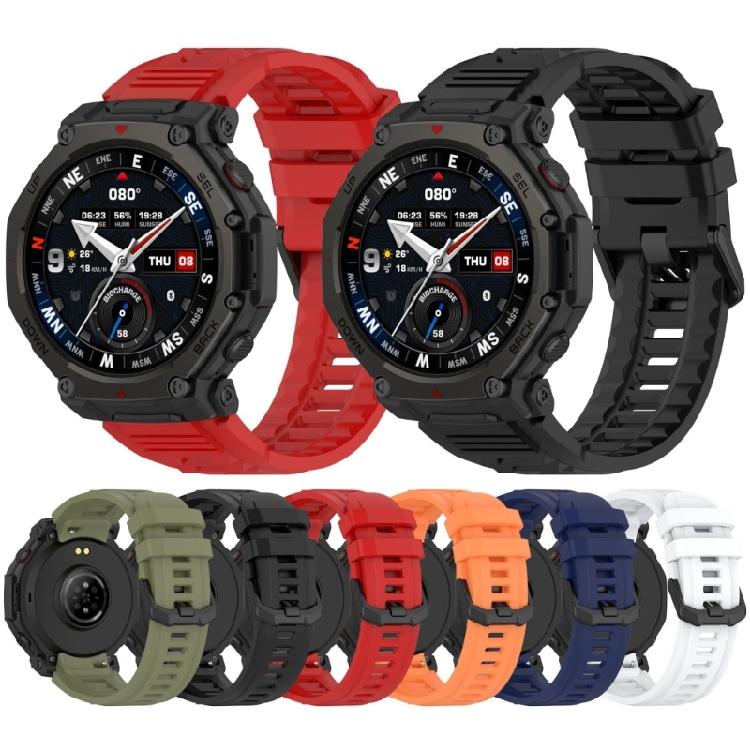 Soft Silicone Replacement Band Waterproof Sweatproof Fitness Straps Sporty Watch Accessory for Smartwatches Use