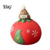 Novelty Bear Gifts Christmas Tomato Squeeze Toy for Stress Relief, Cute TPR Decompression Festive Desktop Display Pieces Figure with Decoration