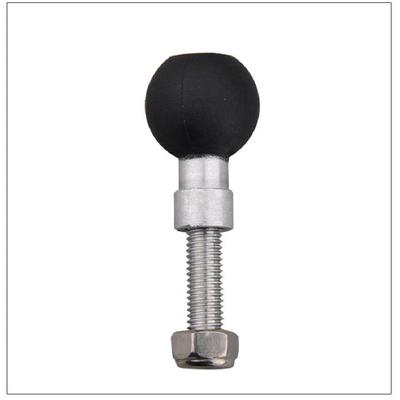 Motorcycle Handlebar Clamp Base With M8 Screw 1"Rubber Ball Handlebar Clamp Base