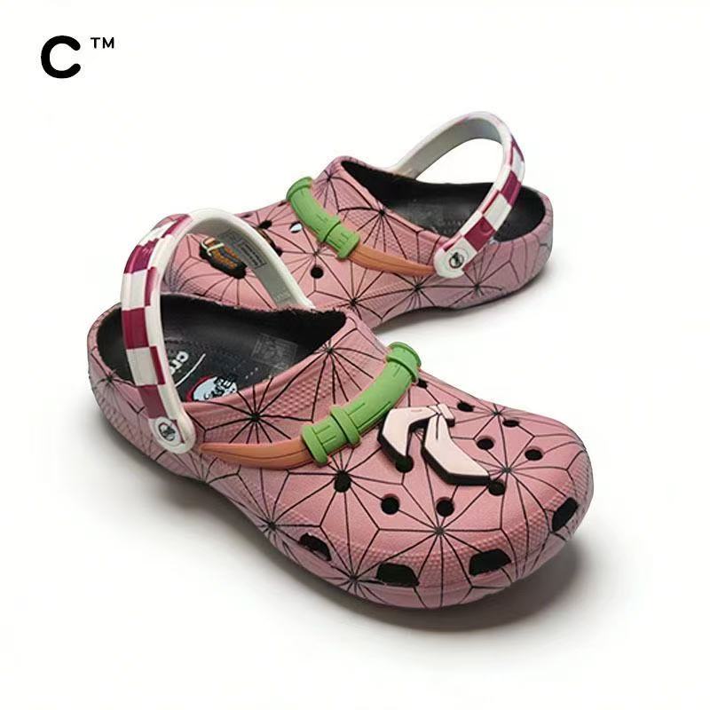 Crocs Classic Demon Slayer Kimetsu no Yaiba Kids Shoes Unisex Slippers