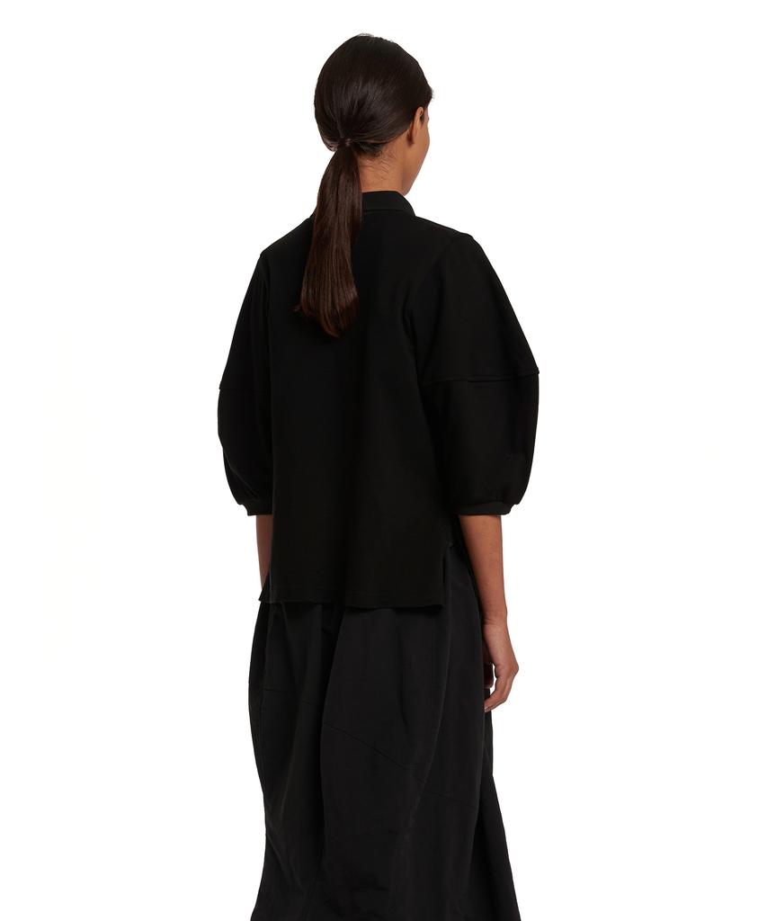 TRUNK PROJECT Ballooned Sleeves Pk Shirt_Black